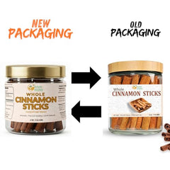 Herbs Botanica cinnamon sticks in tea for natural spiced depth