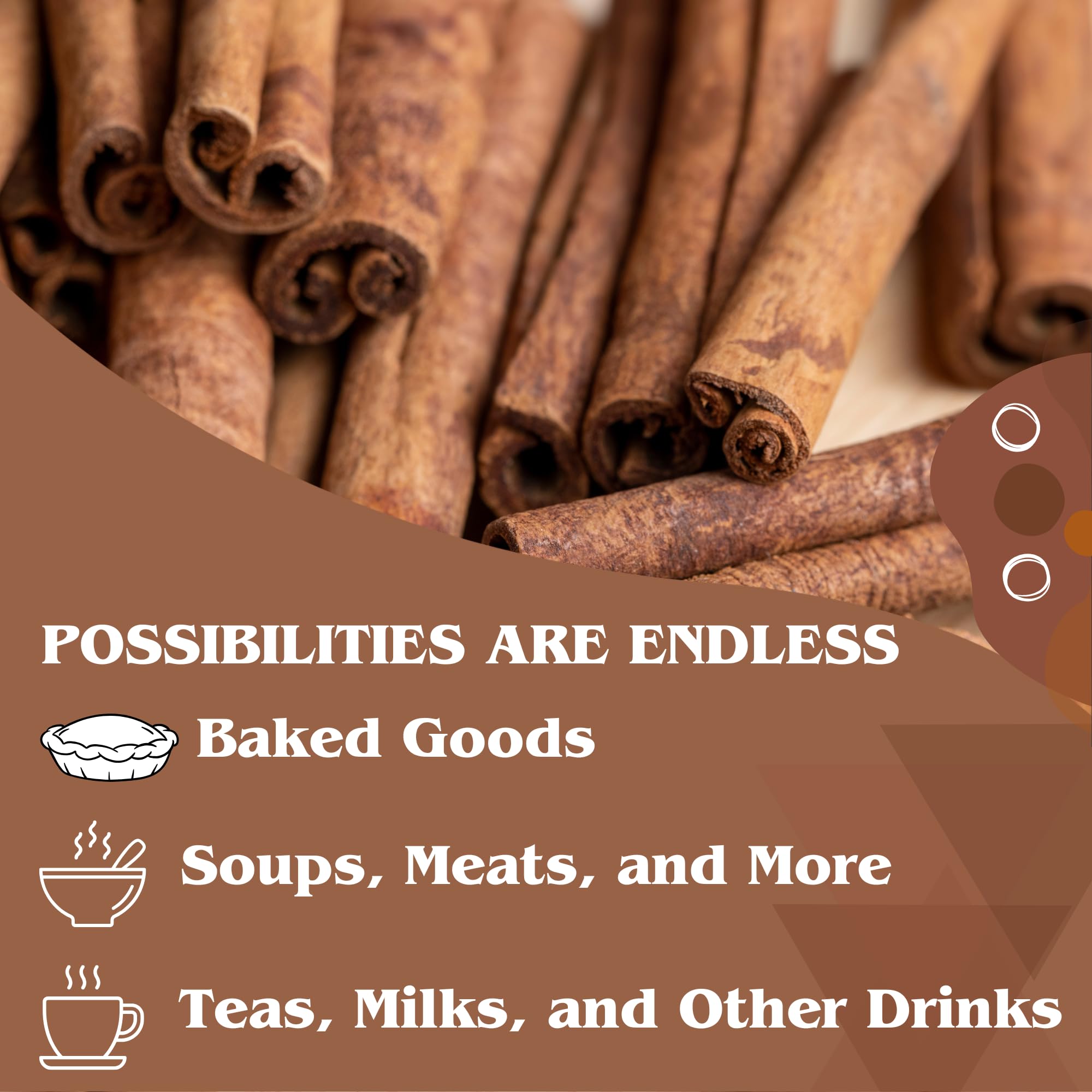 Herbs Botanica cinnamon sticks for tea brewing and mulled wine