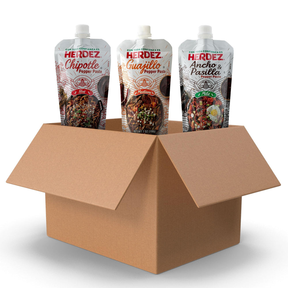 Herdez Chipotle Pepper Paste squeeze for smoky heat in sauces.