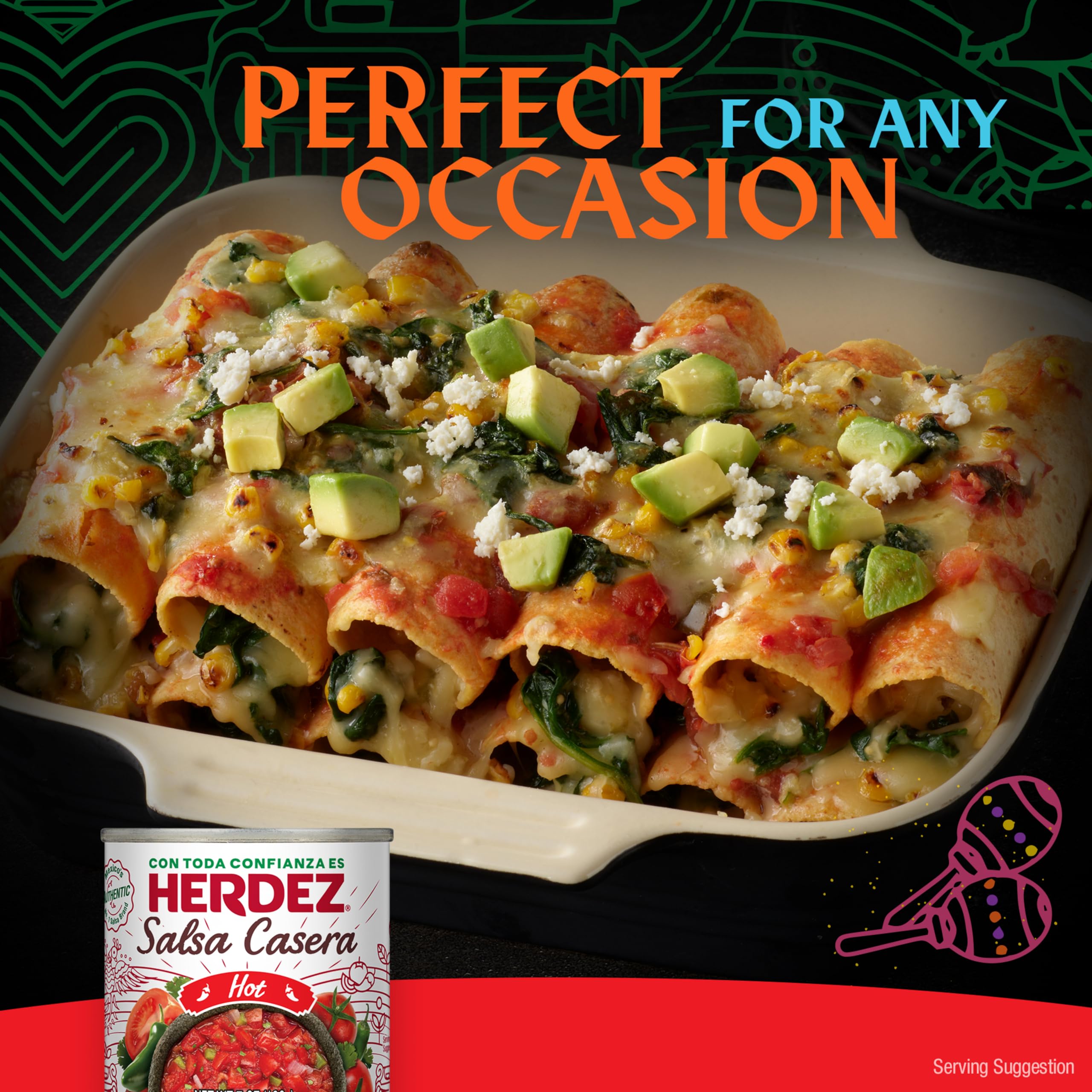 Herdez Salsa Casera Hot ideal for meal prep and quick flavor boosts