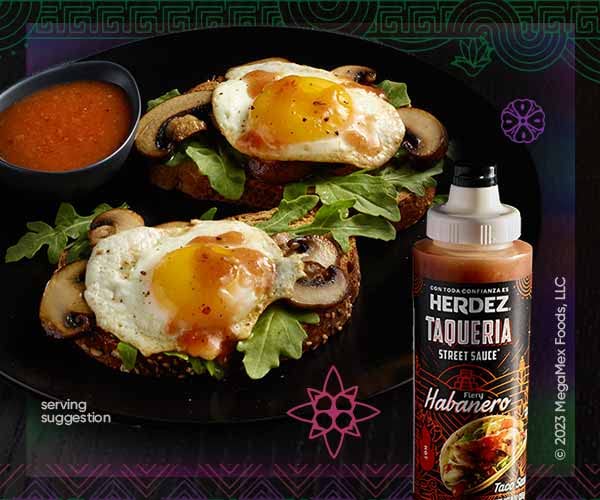 Herdez Taqueria Street Sauce Roja finish enriches tamales with color.
