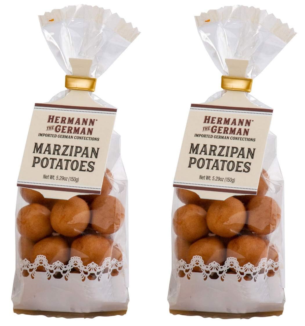 Hermann the German marzipan potatoes pack-1, a playful gift and festive snack.
