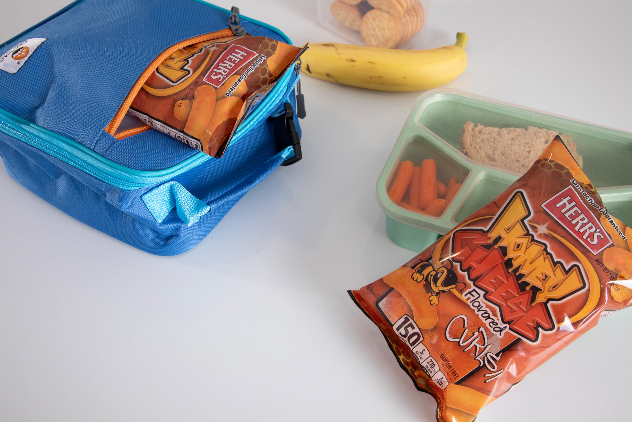Herr's Honey Cheese Curls 6oz bag stocked for pantry