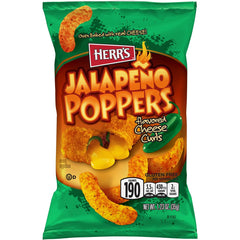 Herr's Jalapeño Poppers Cheese Curls in a snack bowl for movie night