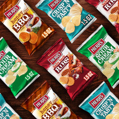 Herr's party snacks assortment ready for easy crowd-pleasing nibbling.