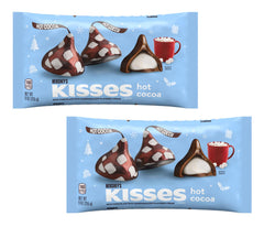 Hershey Hot Cocoa Kisses two-pack on a cozy table, ideal for sharing with friends.