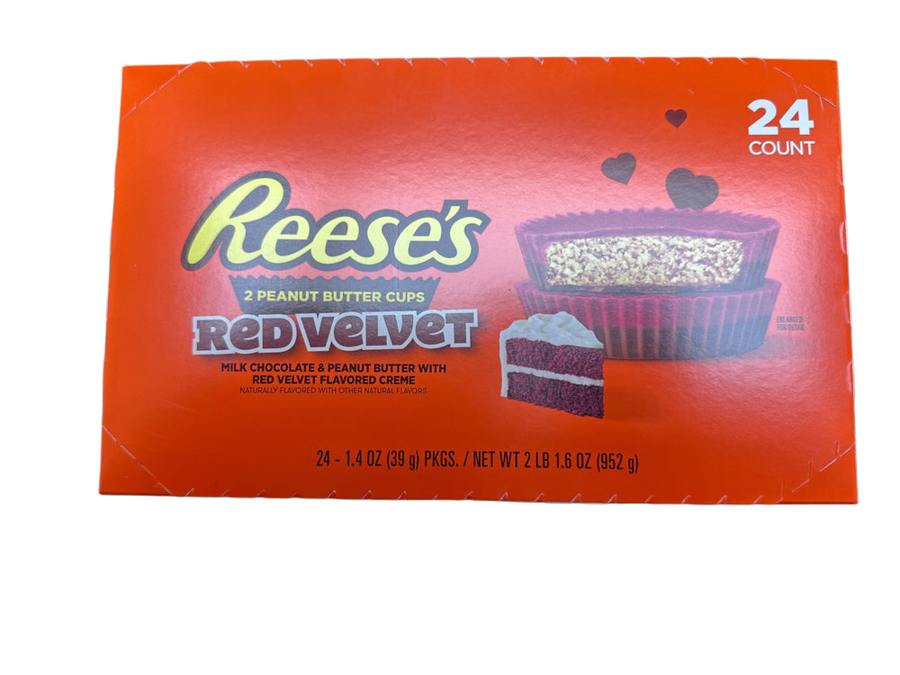 Hershey Reese's Red Velvet Cup center provides creamy filling, ideal for dessert displays