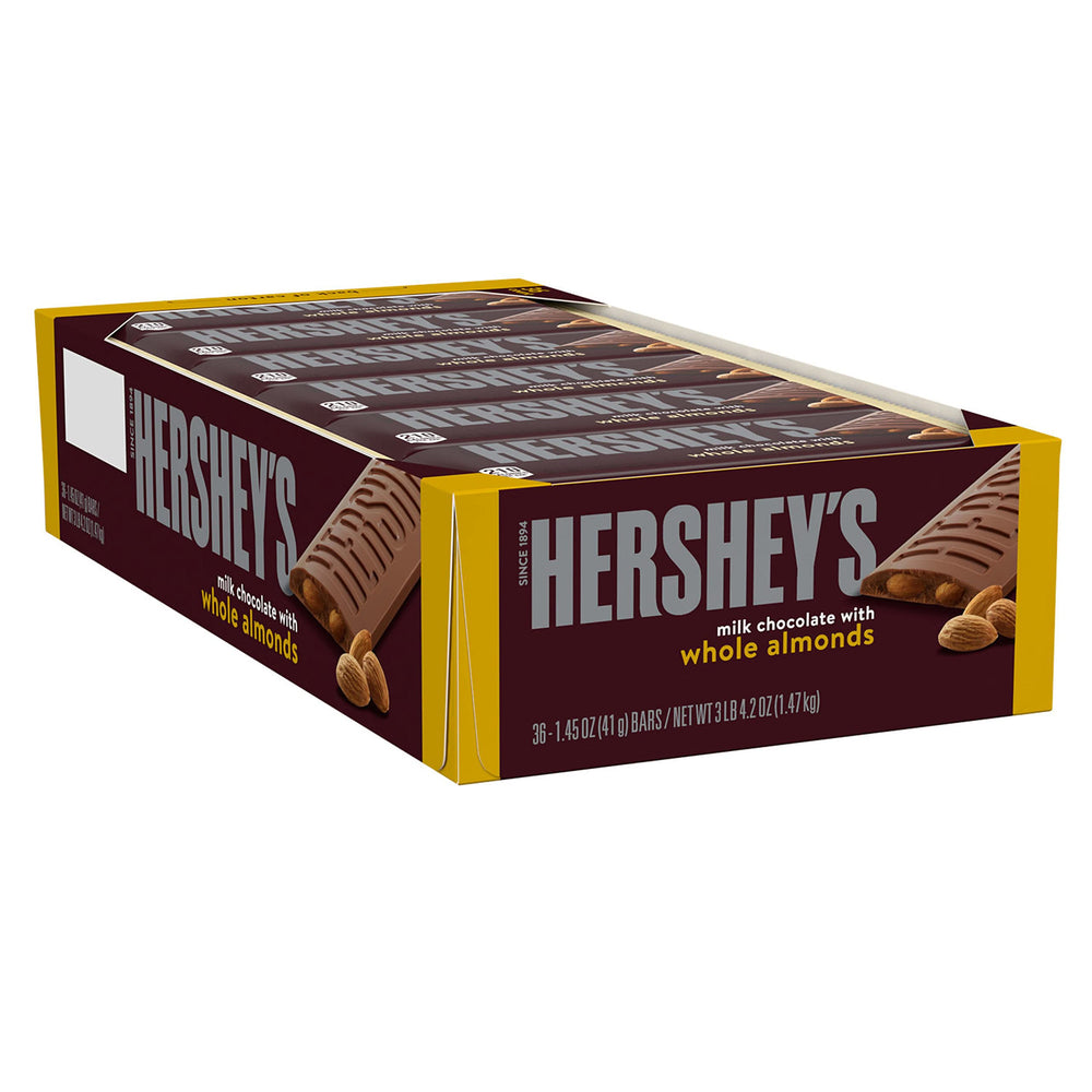 Hershey's almond bars gift-ready pack for celebrations and parties.