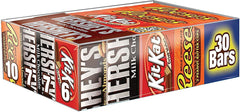 HERSHEY'S bulk 45oz box with individually wrapped bars for easy sharing.