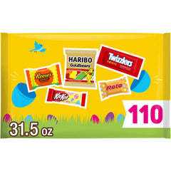 Hershey's bulk candy bag with 110 pieces for party sharing.