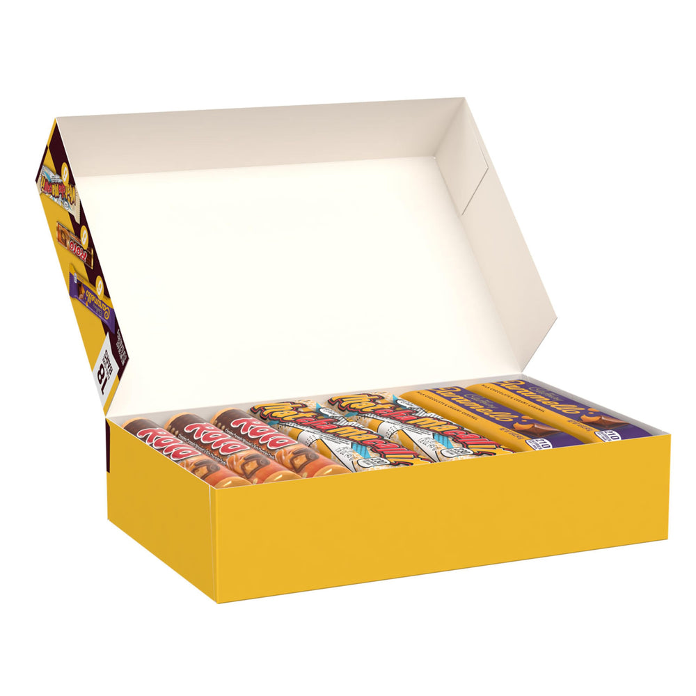 Cadbury Caramello bar image showing creamy caramel in chocolate