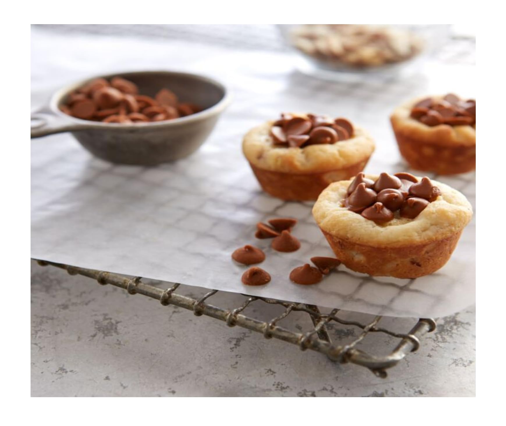 Brownies swirled with Hersheys Cinnamon Baking Chips.