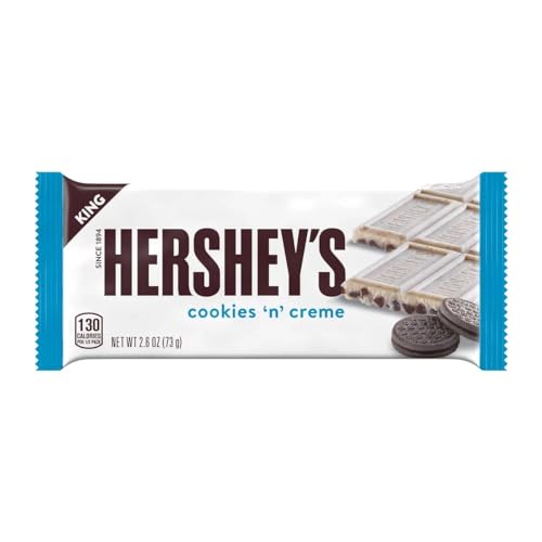 Bulk-pack a box of HERSHEY'S Cookies 'N' Creme bars for events or offices.