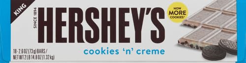 HERSHEY'S Cookies 'N' Creme are kosher-certified.