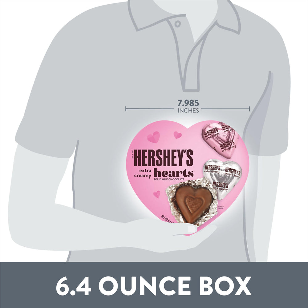 Hershey's Extra Creamy Hearts as party favors for celebrations.