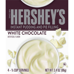 Hershey's pudding mix box-label highlights quick-prep convenience for busy evenings.