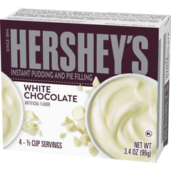 Hershey's instant pudding mix ingredients-shot emphasizes simple mix for smooth texture.