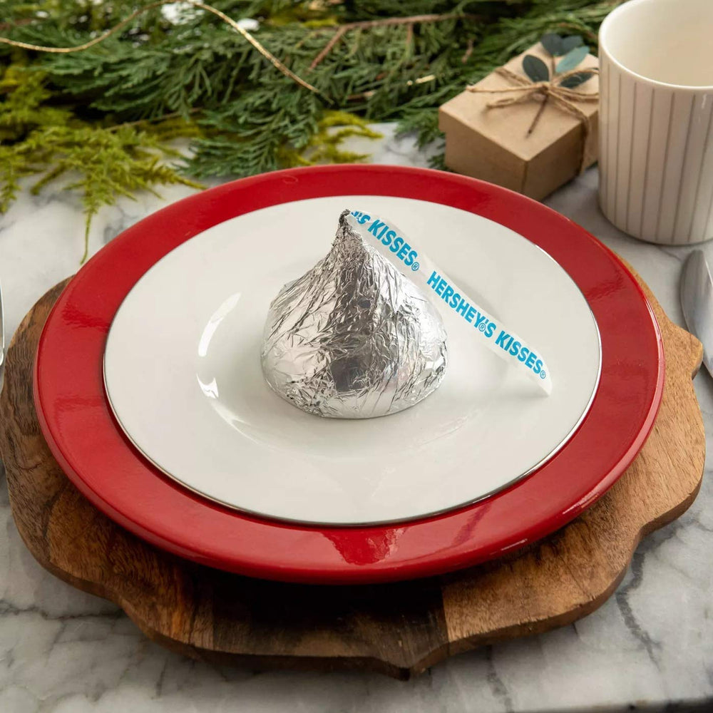 Hershey's Kisses chocolates in a gift tray easy to portion for celebrations