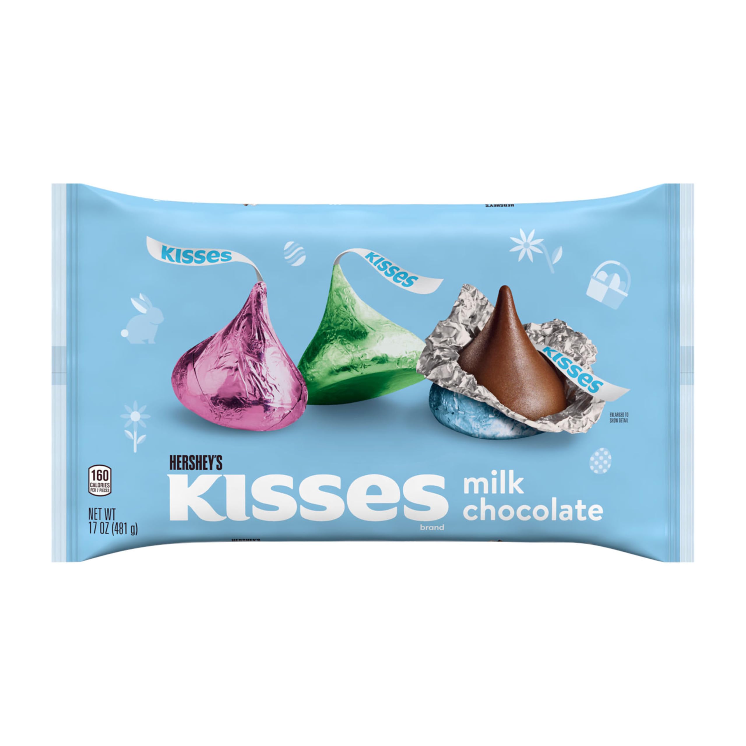 HERSHEY'S KISSES individually wrapped chocolate perfect for baskets