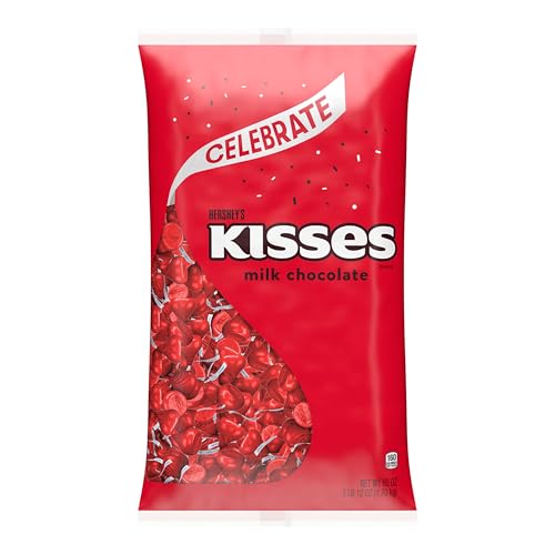 Hershey's Kisses displayed in a candy buffet for color and flavor