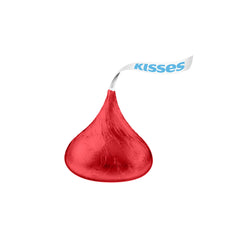 Hershey's Kisses red foil wrapped chocolates perfect for holiday gift jars