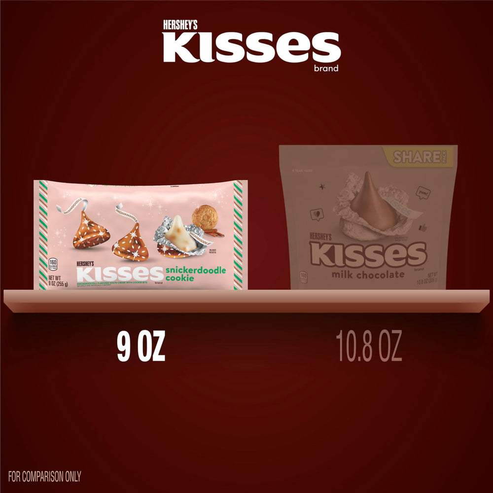 HERSHEY'S KISSES Snickerdoodle 9-ounce bag ready for sharing at gatherings