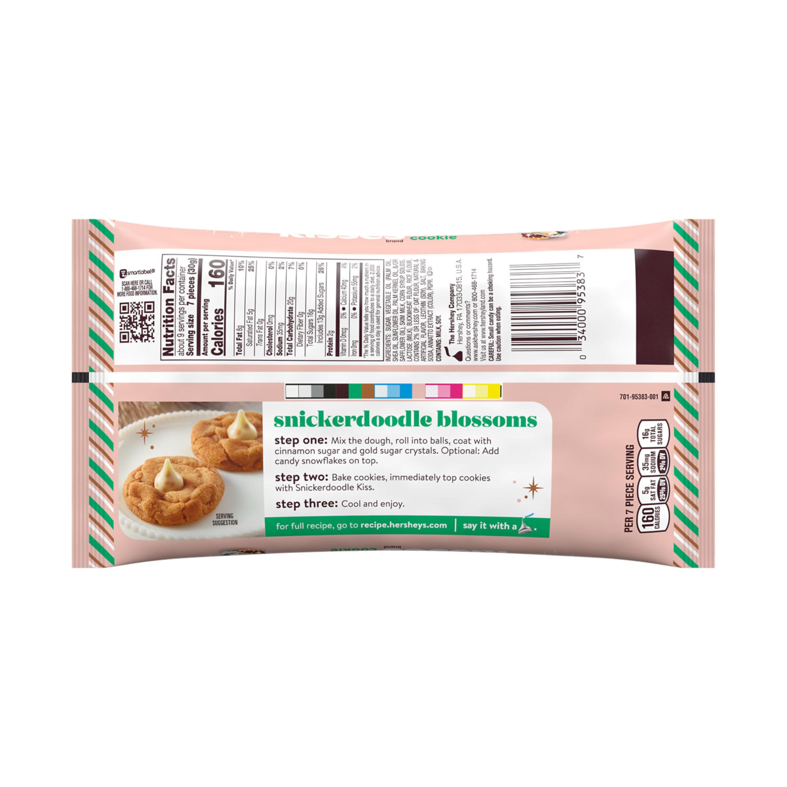 HERSHEY'S KISSES Snickerdoodle with bronze wrappers brightening holiday candy bowls