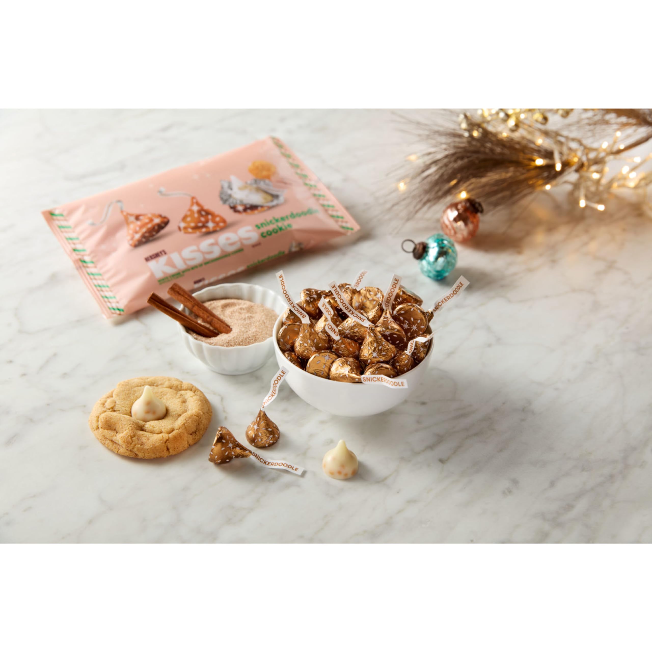 HERSHEY'S KISSES Snickerdoodle enhances dessert tables and holiday trays