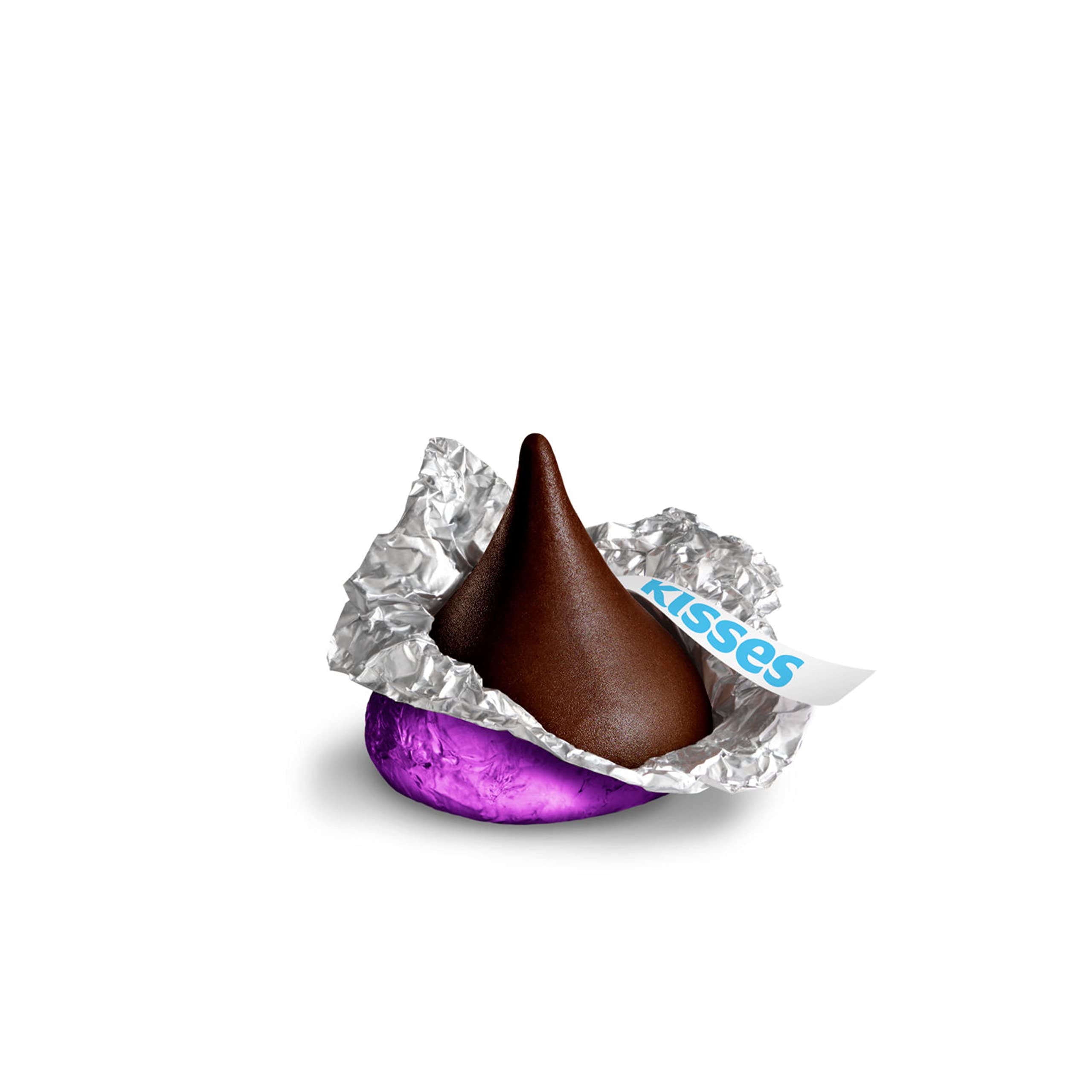 HERSHEY'S KISSES SPECIAL DARK wrapped chocolates, great for gifting or gift bags