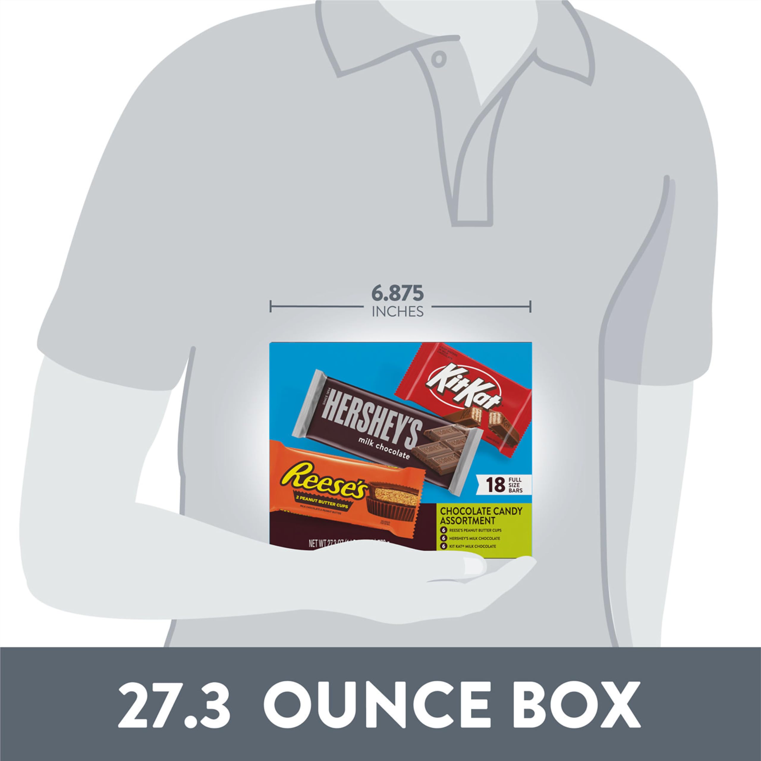 Hershey's office break room display ready for quick sharing