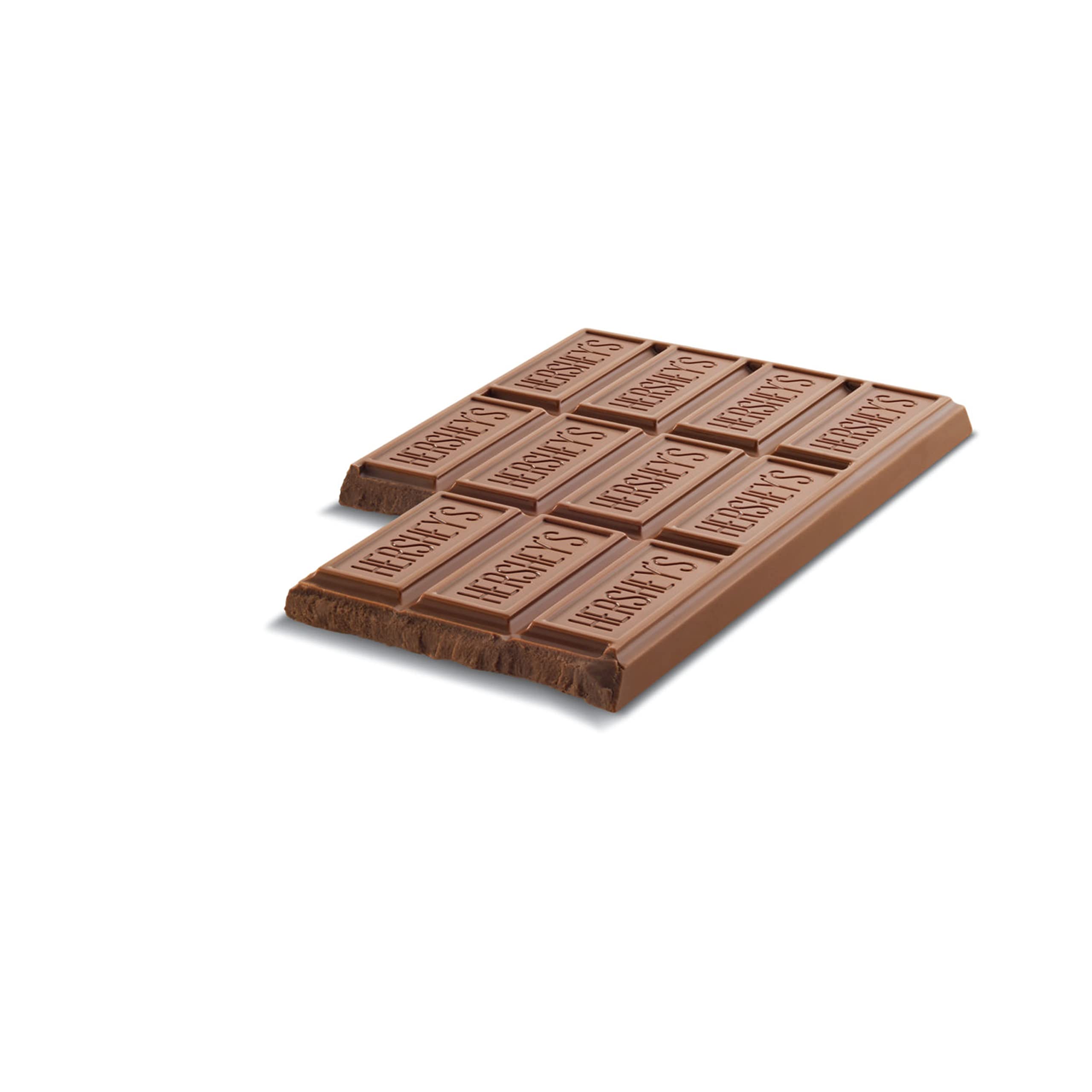 HERSHEY'S chocolate bar in foil wrap preserves freshness for gifting.