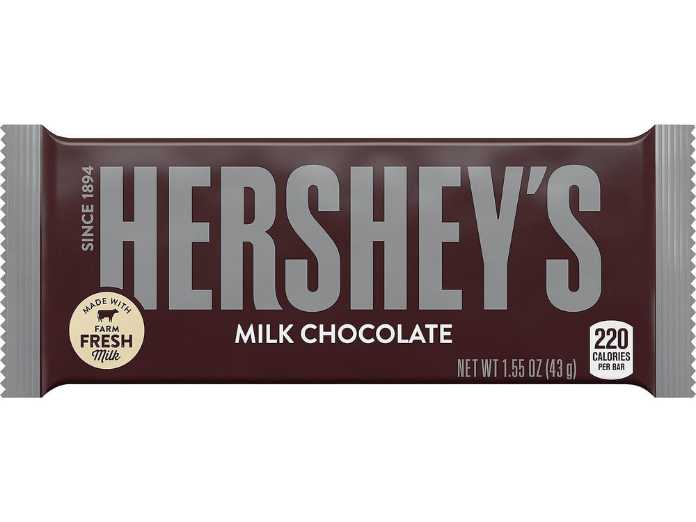 HERSHEY'S Milk Chocolate Bar melting for baking and recipes.