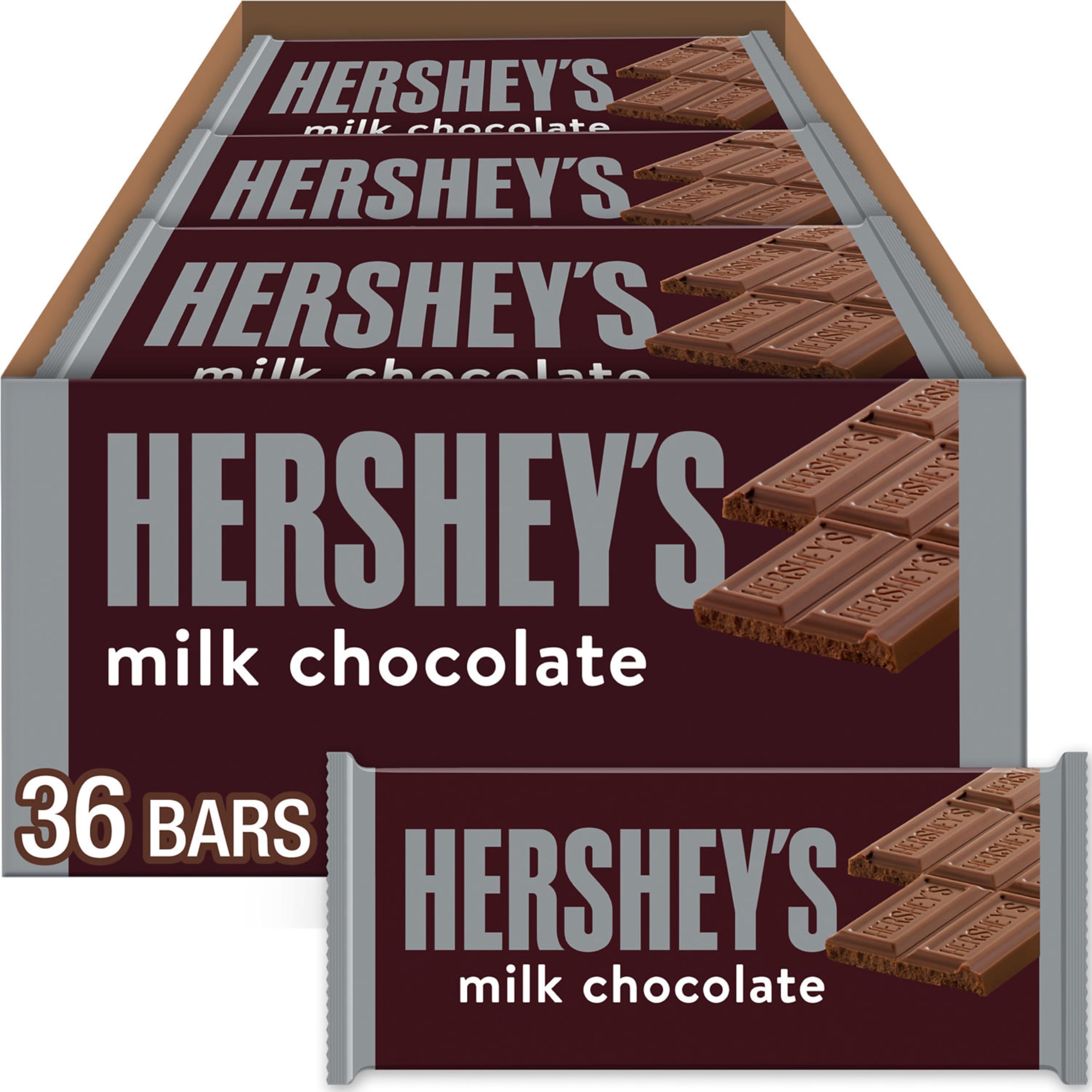 Hershey's Milk Chocolate Bars bulk box ready for sharing at events