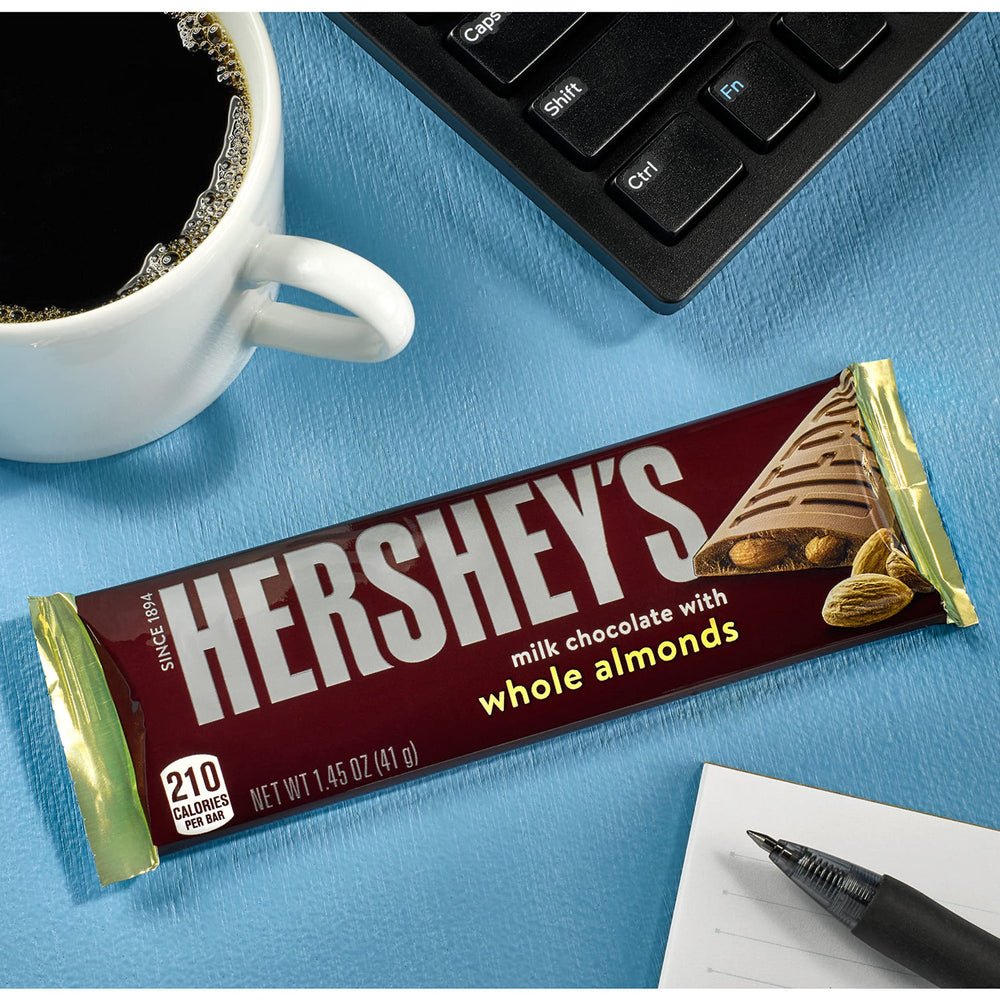 Hershey's milk chocolate bars movie night display ideal for sharing with friends.