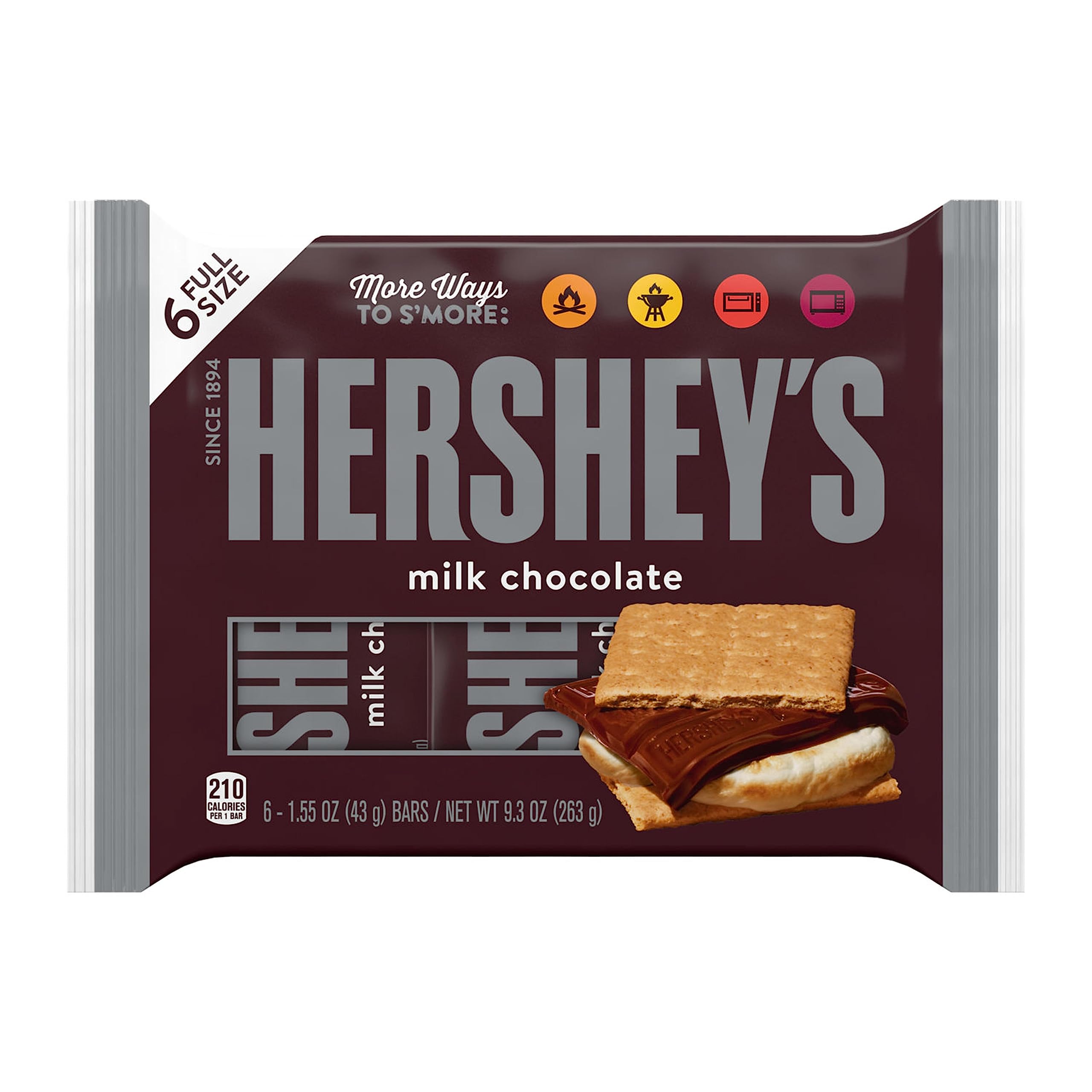 Hershey's Milk Chocolate Bars on a decorative dish for family snacking