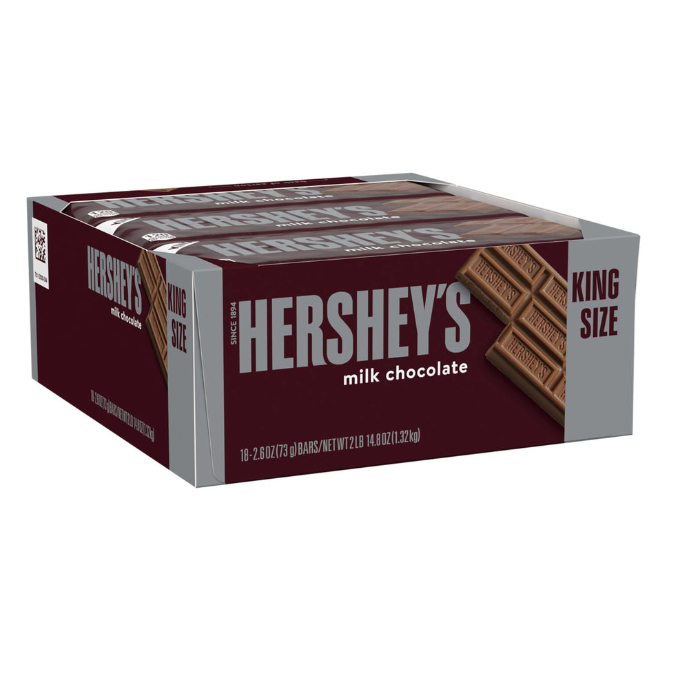 HERSHEY'S bulk packaging reseal keeps bars fresh for events.
