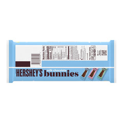 HERSHEY'S Milk Chocolate Bunnies in festive Easter packaging for decor