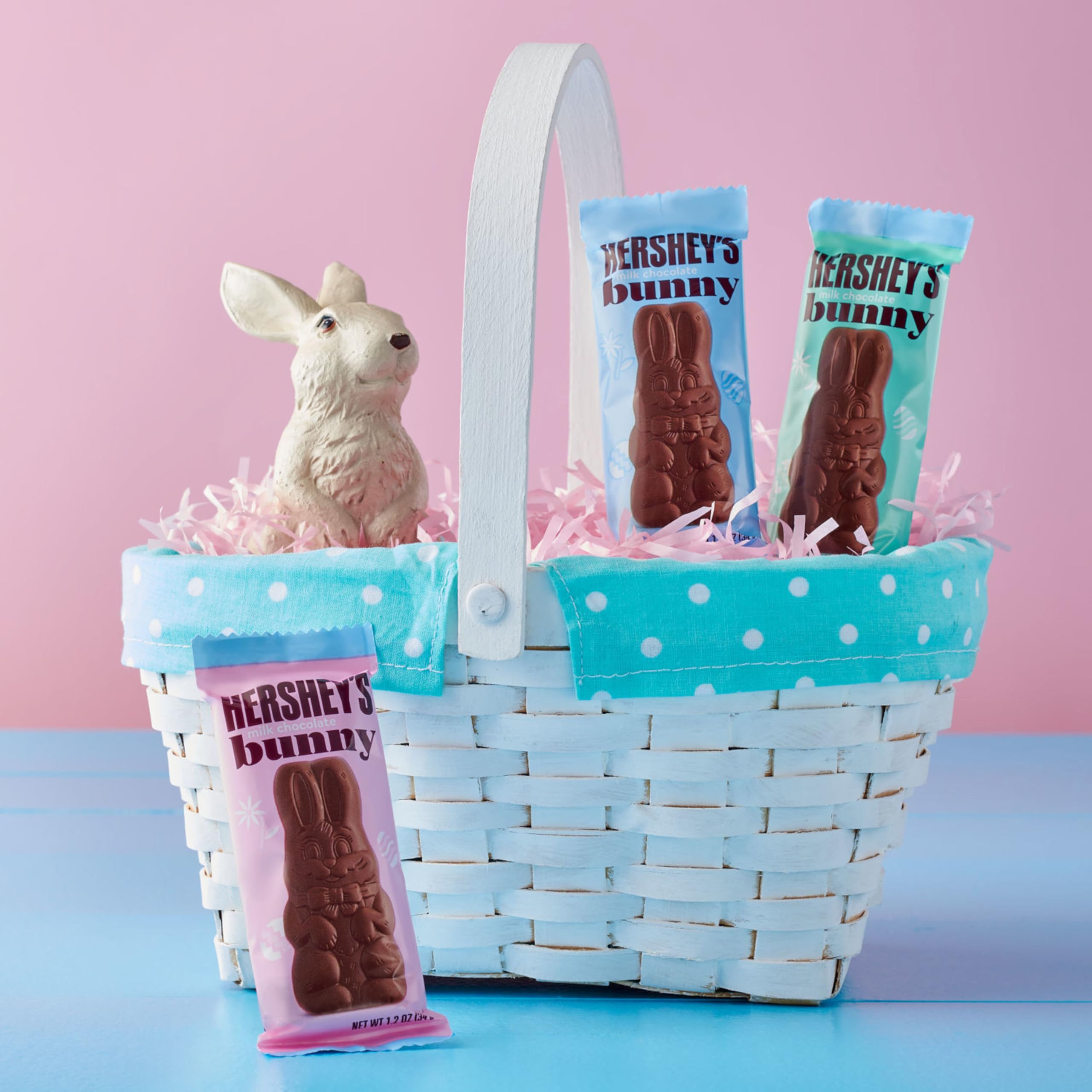 HERSHEY'S Milk Chocolate Bunnies for graduation party favors