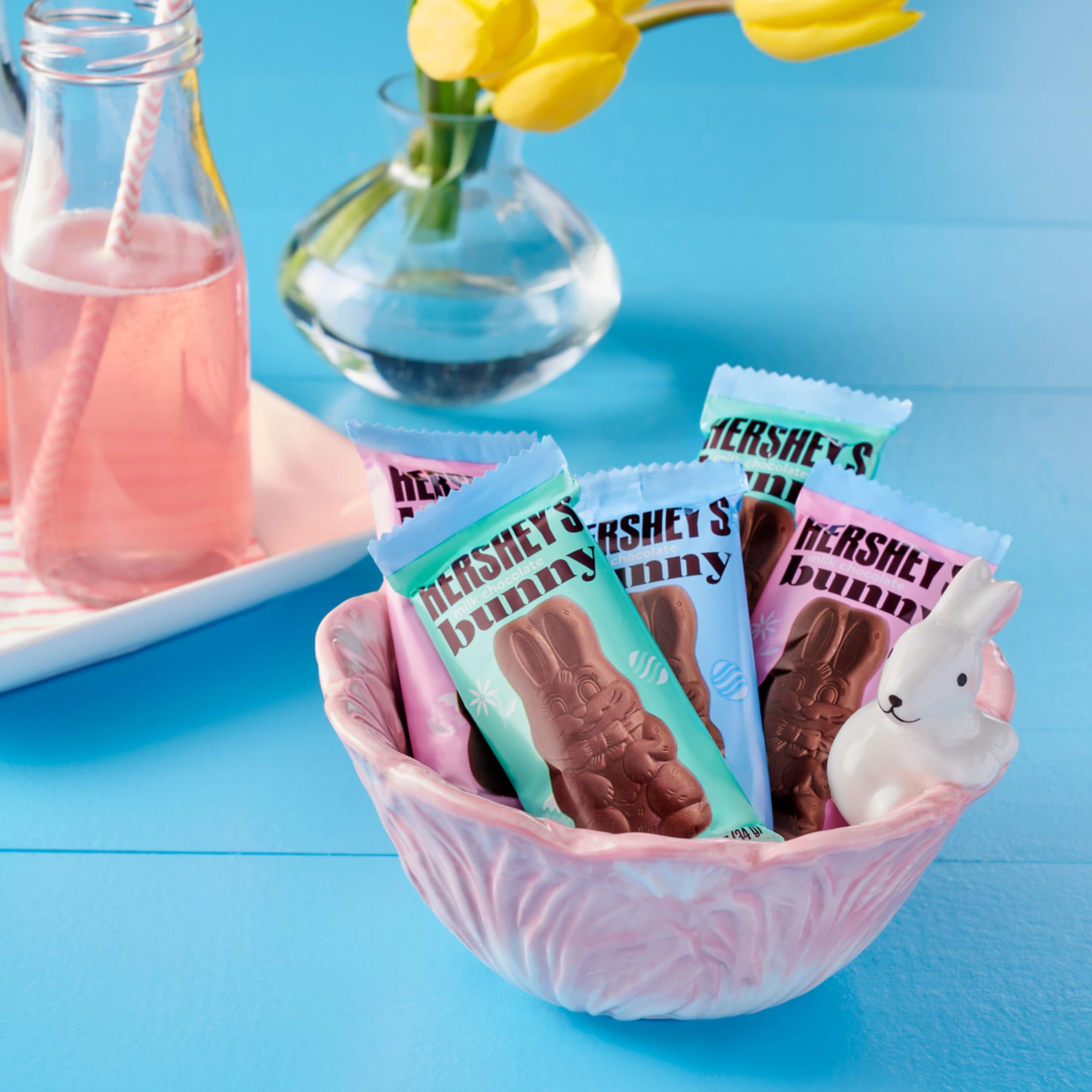 HERSHEY'S Milk Chocolate Bunnies suitable for Mother's Day treats