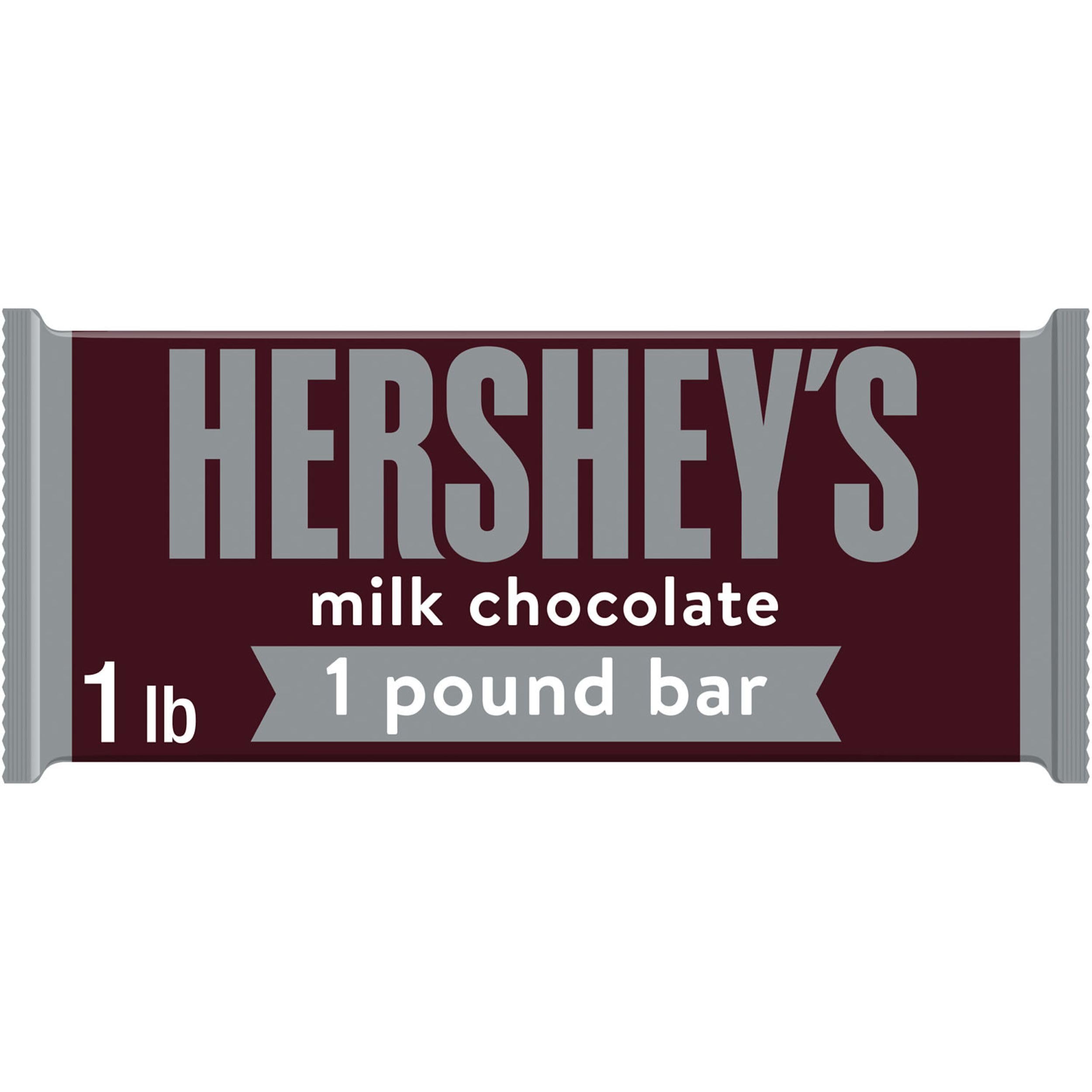 HERSHEY'S milk chocolate gift bar front wrap, ready for gifting.