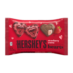 HERSHEY'S milk chocolate hearts filled with strawberry crème for shareable Valentine's treats.