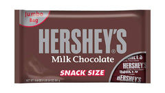 Hershey's milk chocolate snack-size bag 19.8 oz ready for sharing on the go.