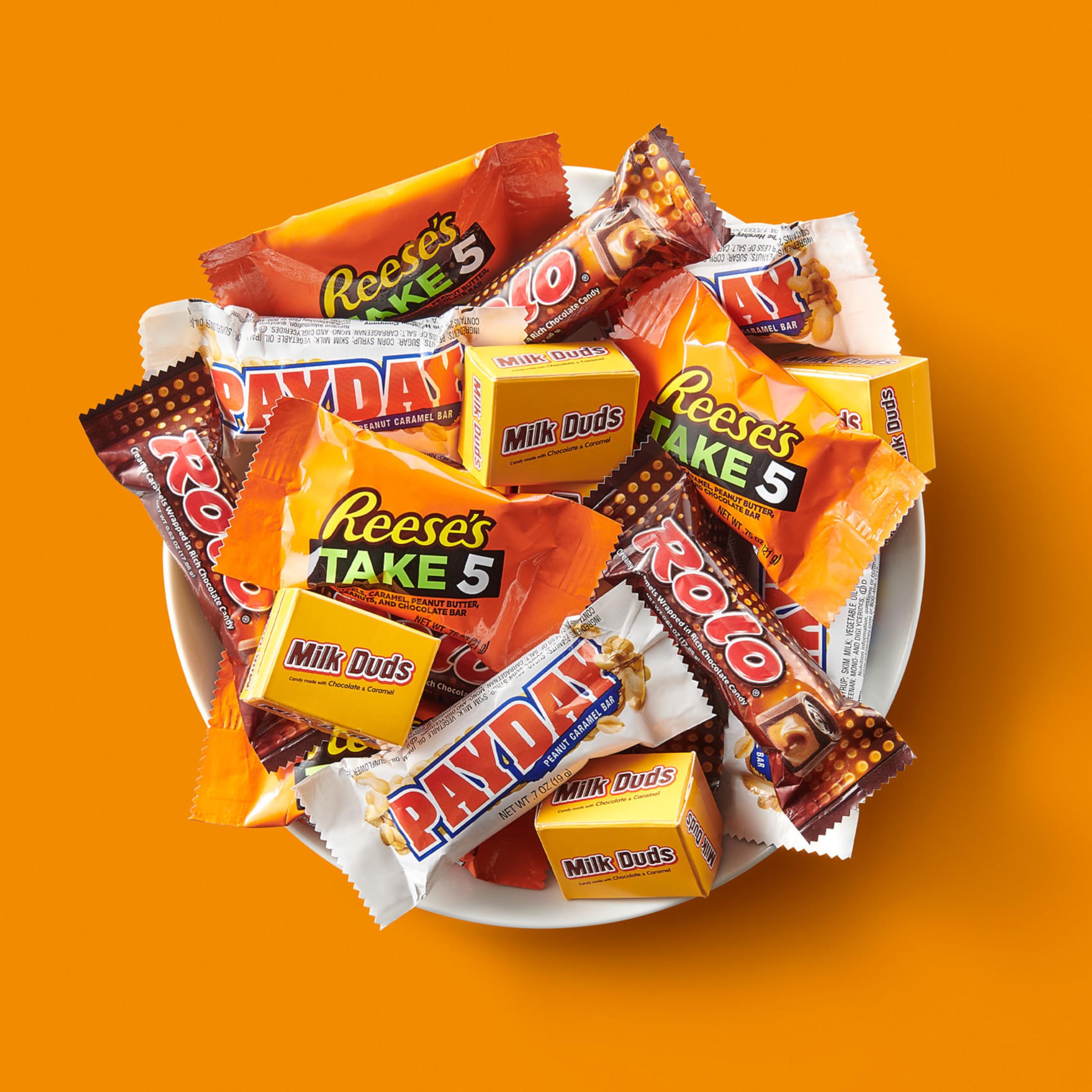 Hershey's Milk Duds chocolate caramel candy perfect for snack bowls.