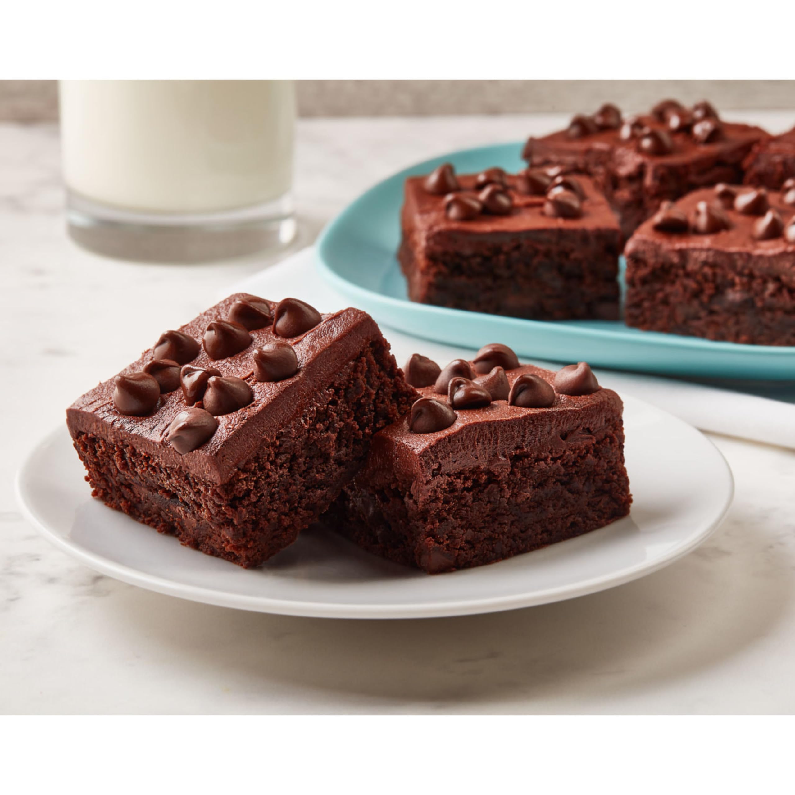 HERSHEY'S Mini Semi-Sweet chips displayed with desserts for holiday treats.