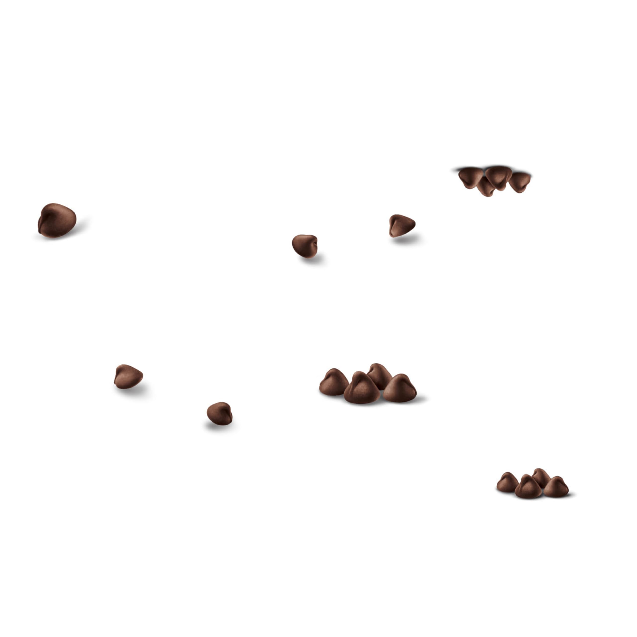 HERSHEY'S Mini Semi-Sweet chips stirred into pancake batter for a kid-friendly breakfast.