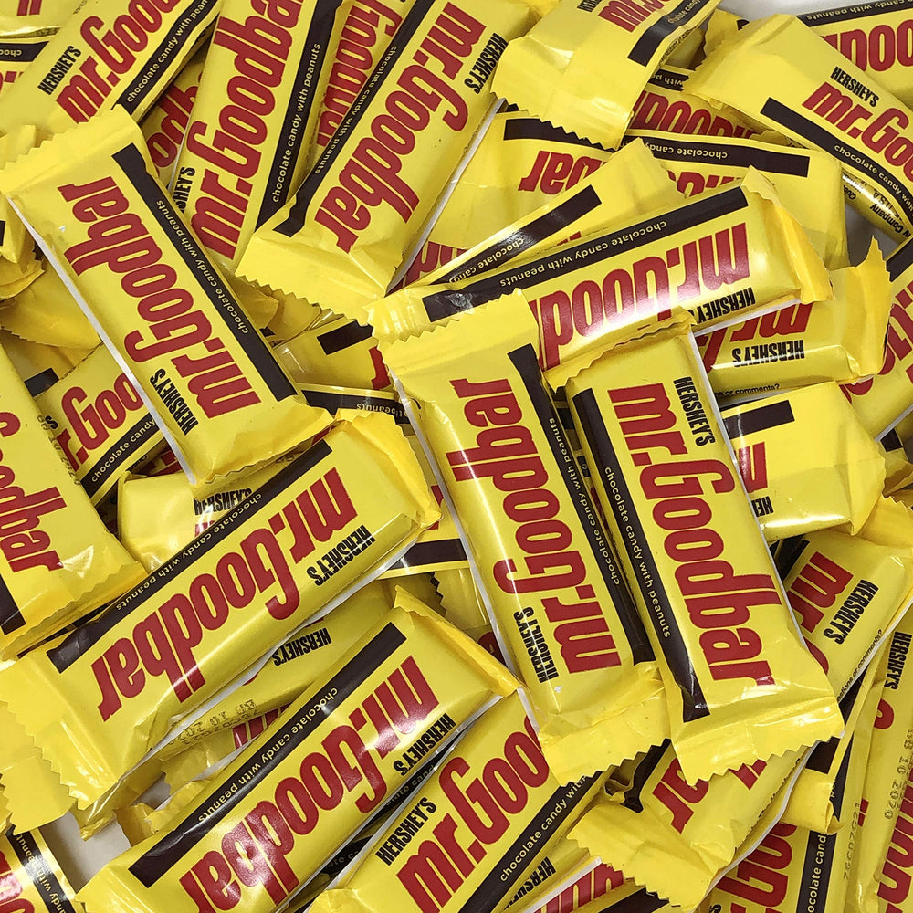 Hershey's Mr. Goodbar with peanuts—snack size bar for easy sharing at parties and movie nights.
