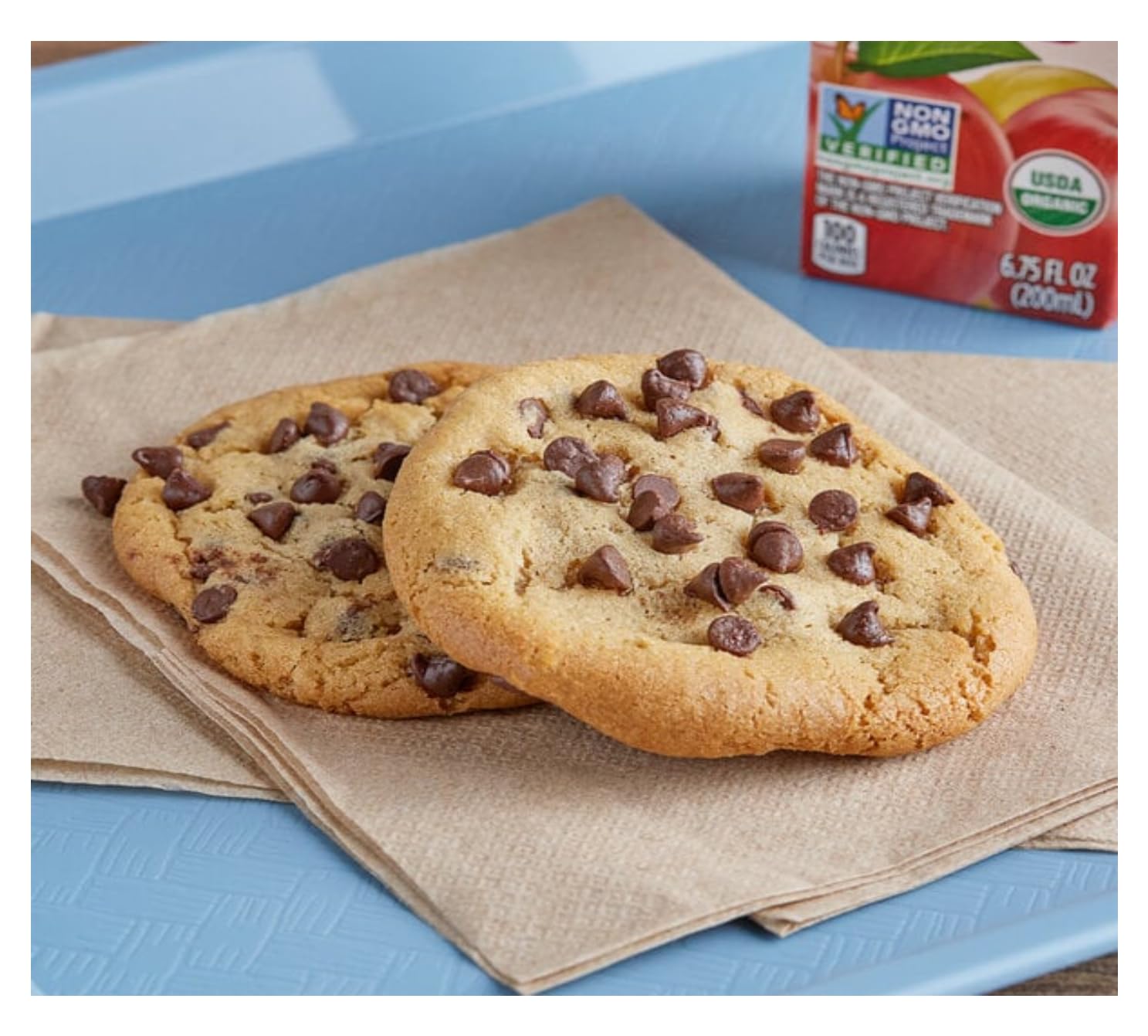 Mini chips topping ice cream with classic Hershey's flavor.