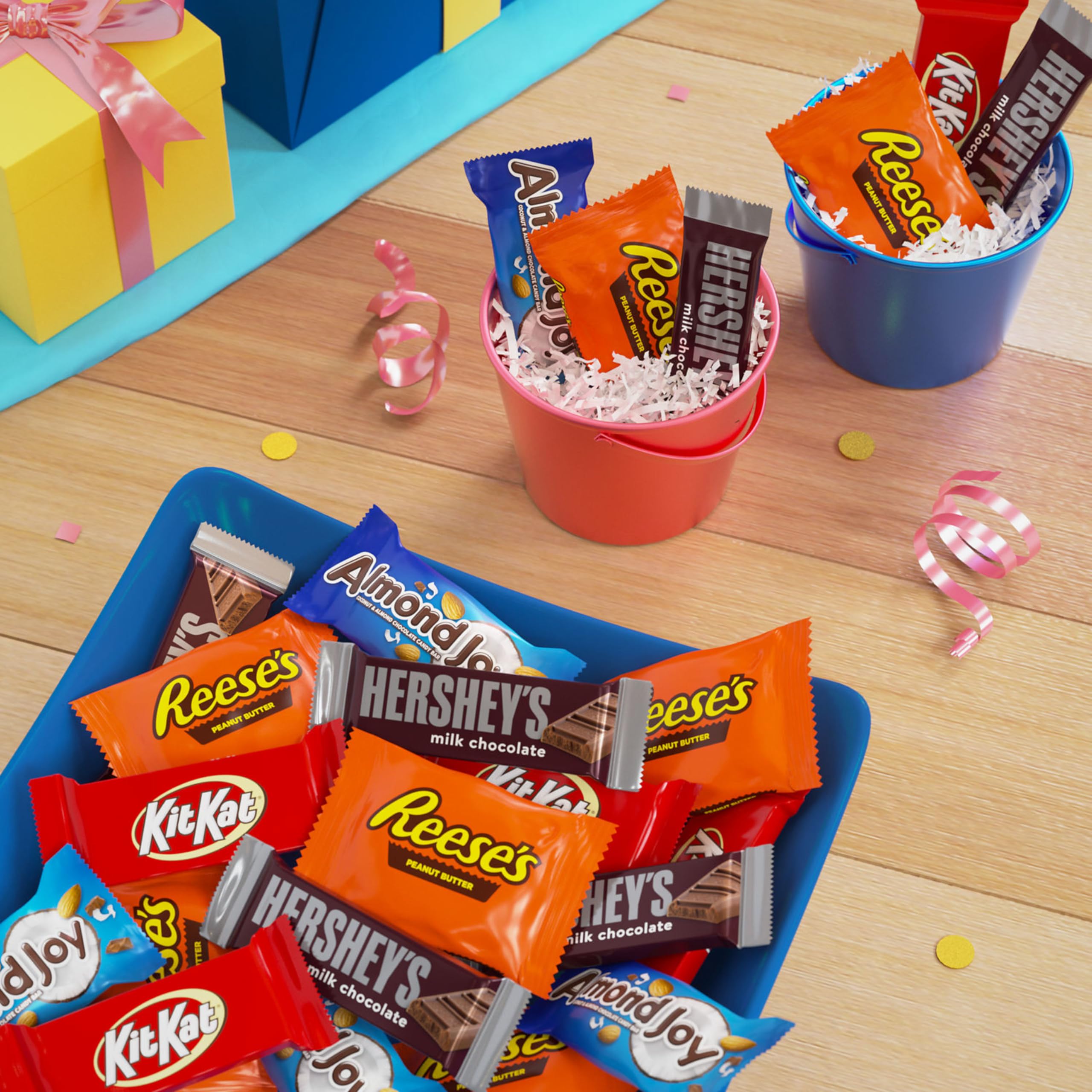 Hershey's snack-size candy bag holiday-collection view, great for seasonal celebrations.