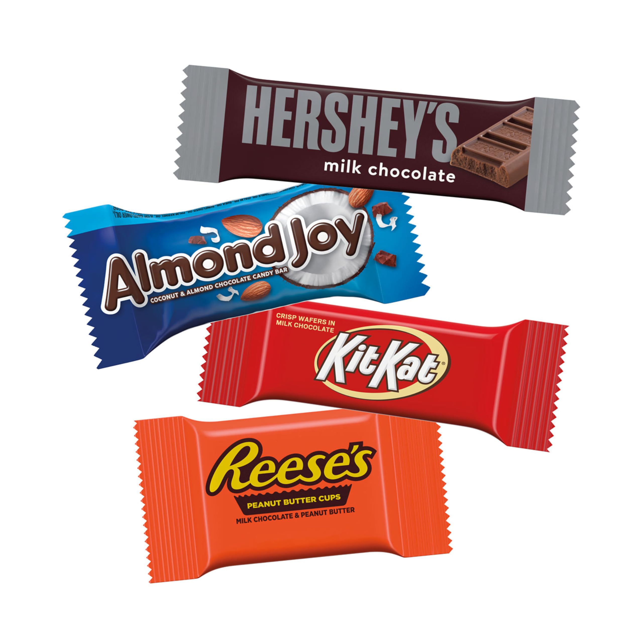 Hershey's snack-size candy bag office-break-room display, perfect for quick treats.