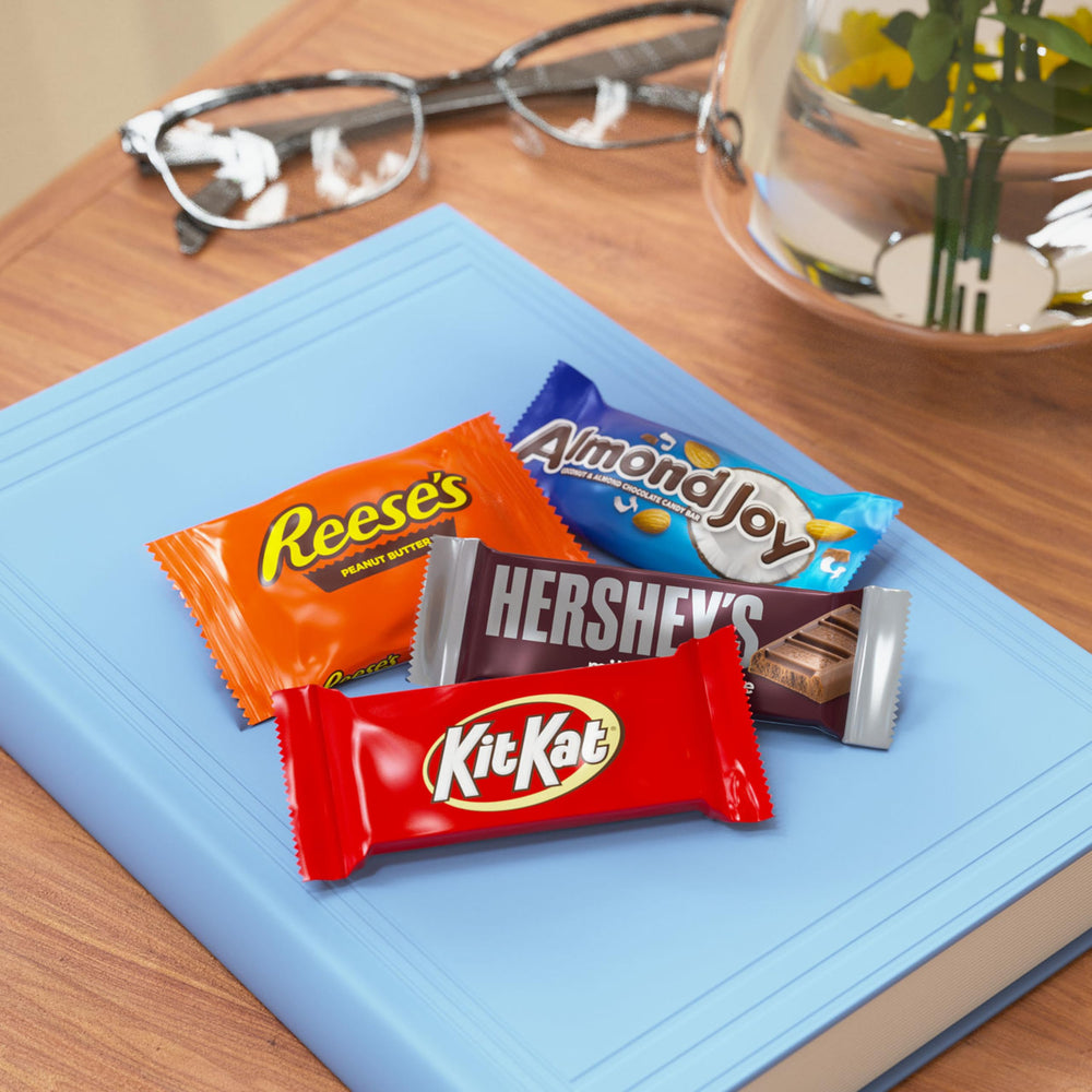 Hershey's snack-size candy bag party-serve shot, easy to share.